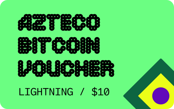 $10 Azteco Bitcoin Voucher
